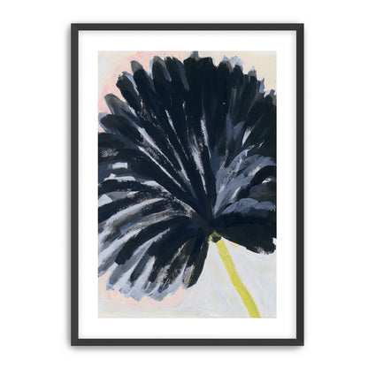 Black petals in pale light