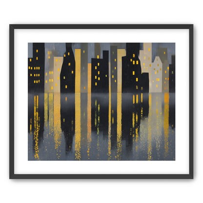 Windows above their reflections