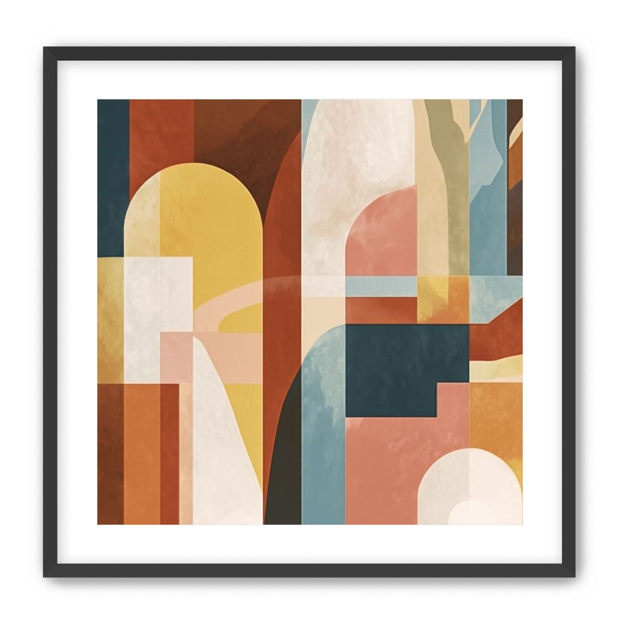 Ochre and Teal Held Apart