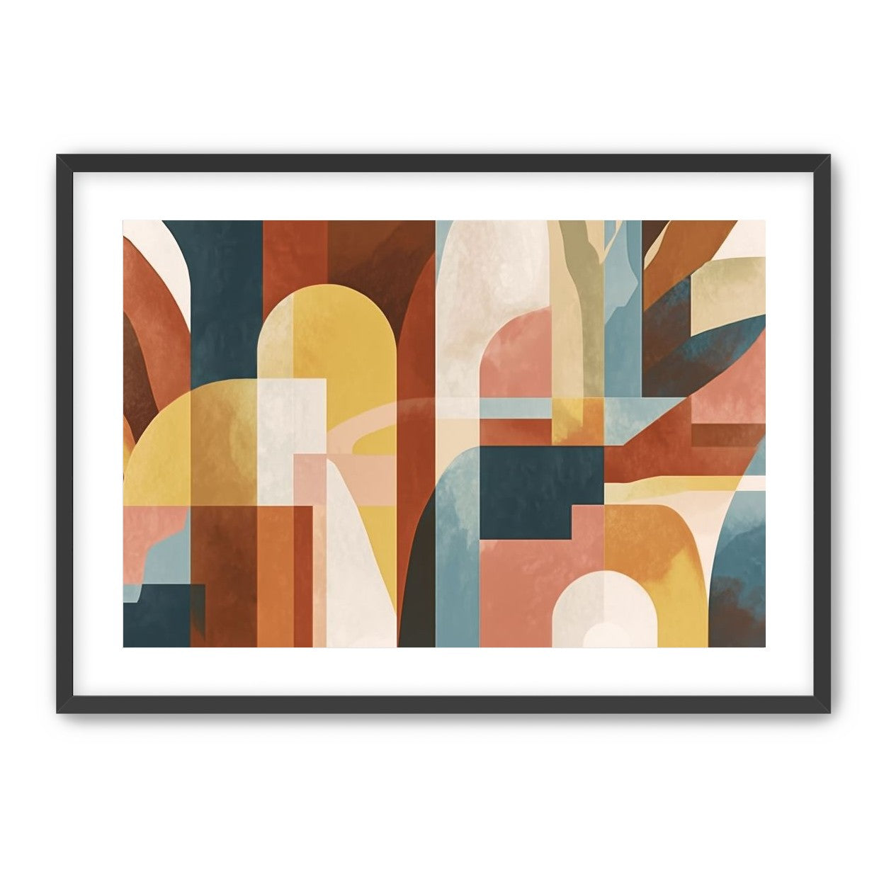 Ochre and Teal Held Apart