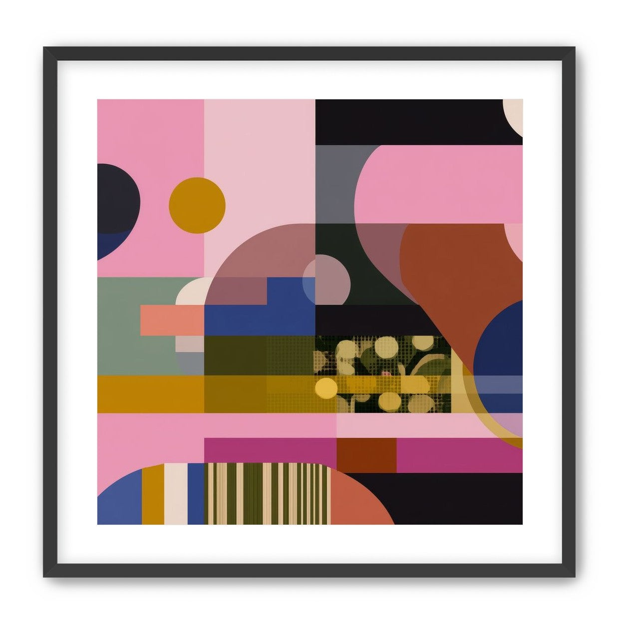 Shapes Jostling for Space 