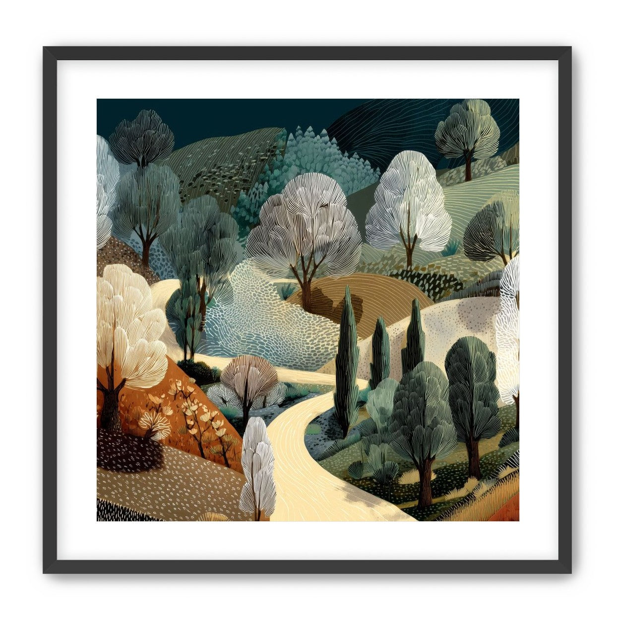 Path Beneath the Hills