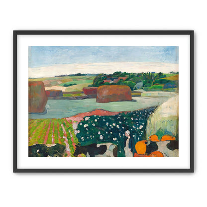 Haystacks in Brittany by Gauguin