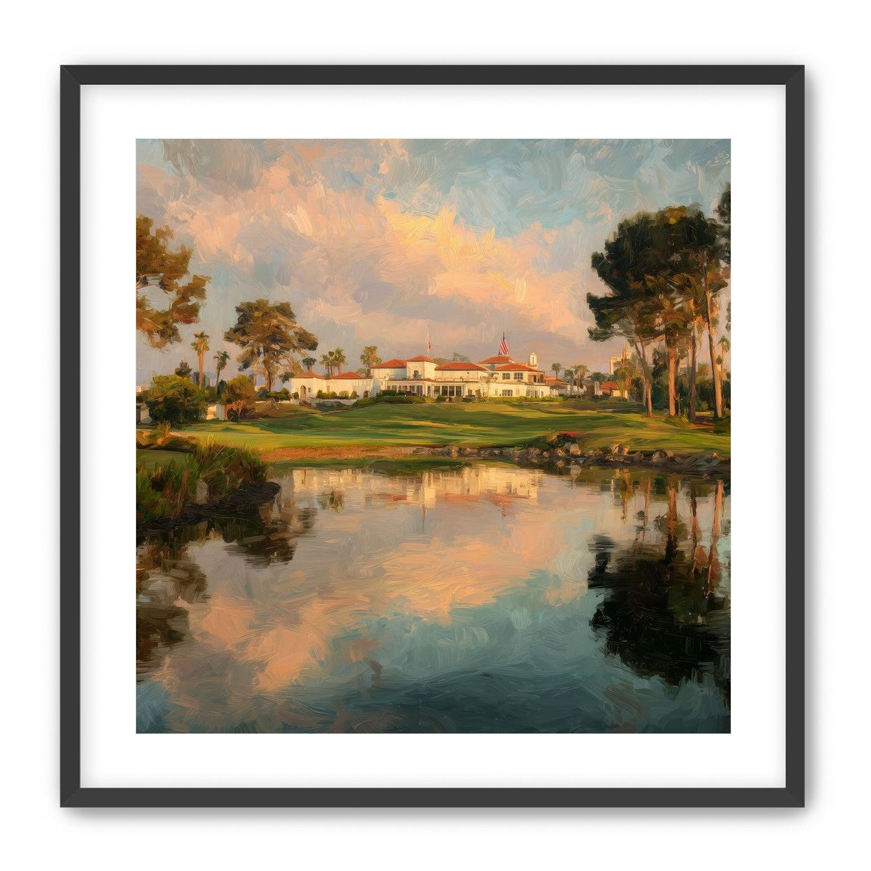 Afternoon Light on the Clubhouse