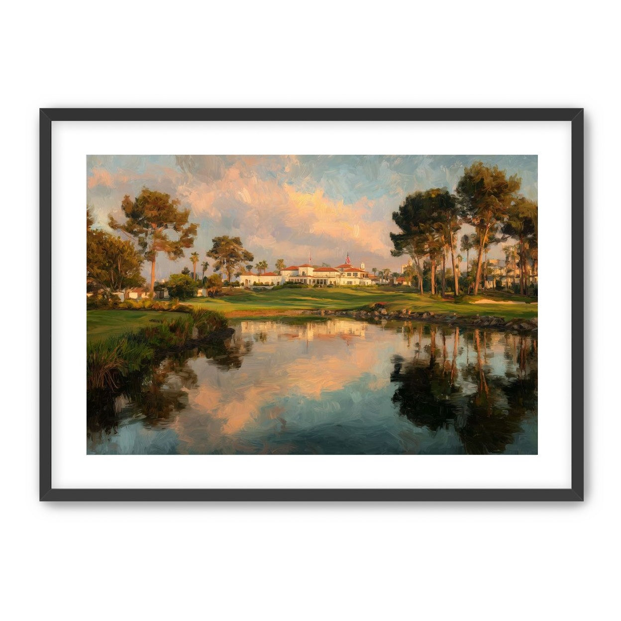 Afternoon Light on the Clubhouse