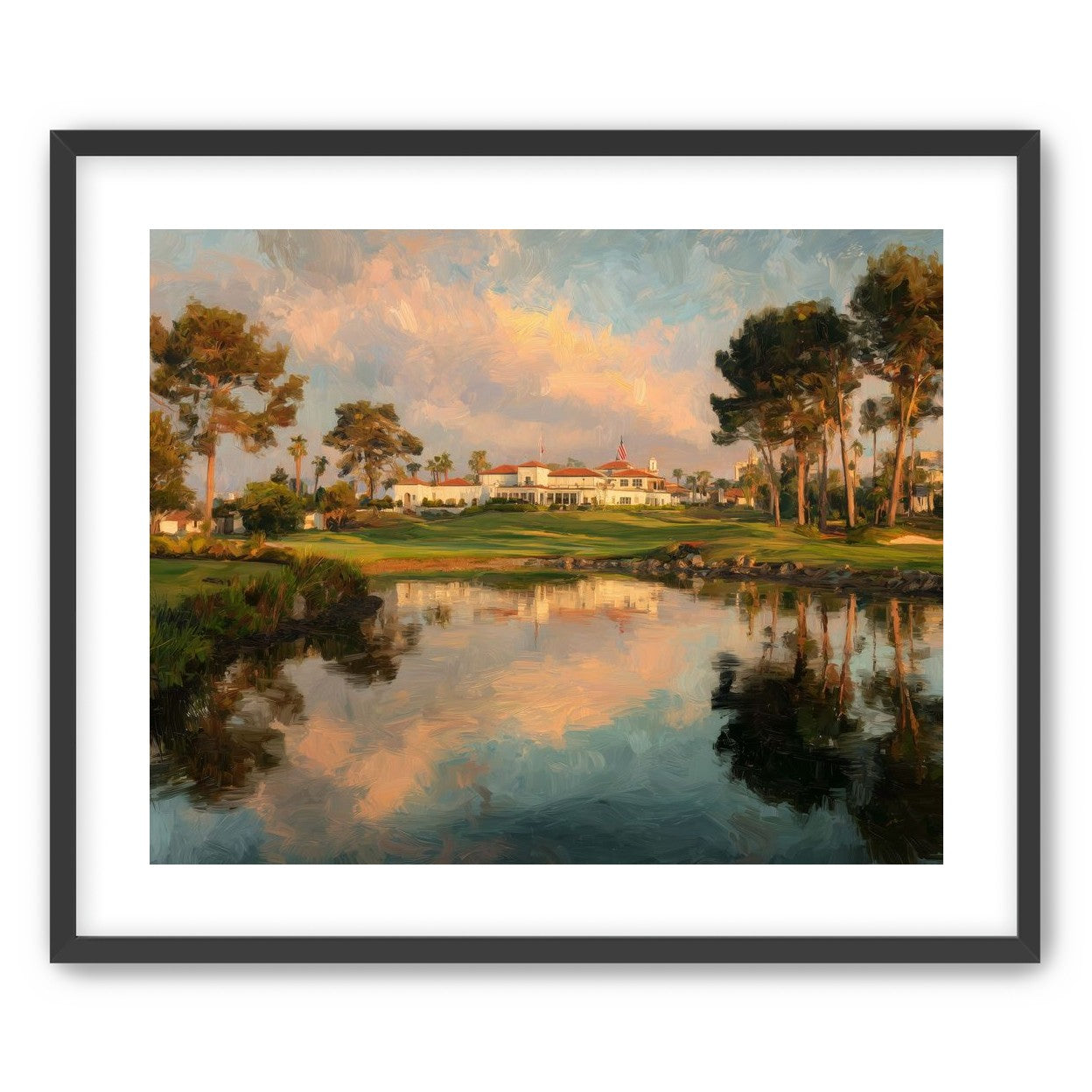 Afternoon Light on the Clubhouse