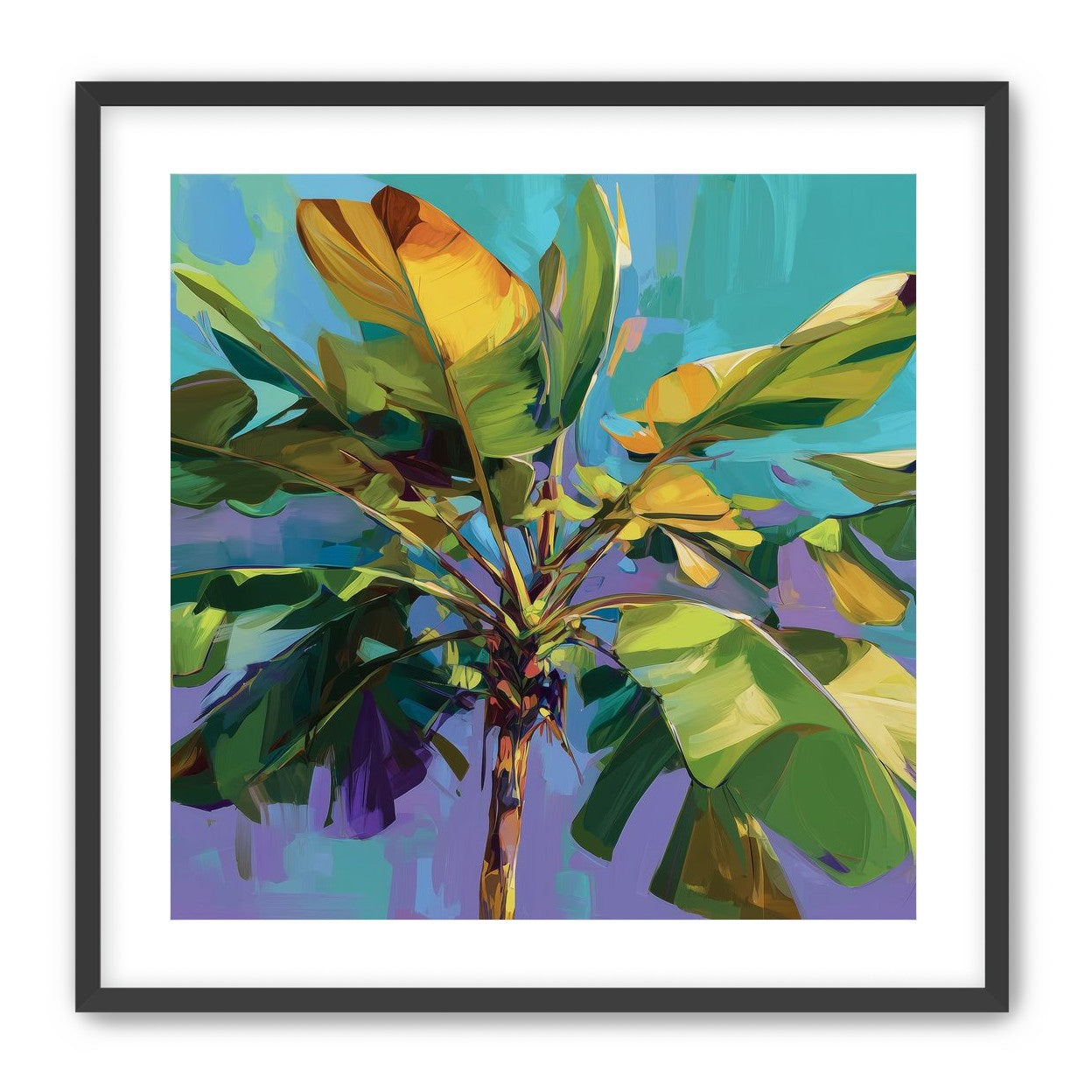 Painted Palm Tree