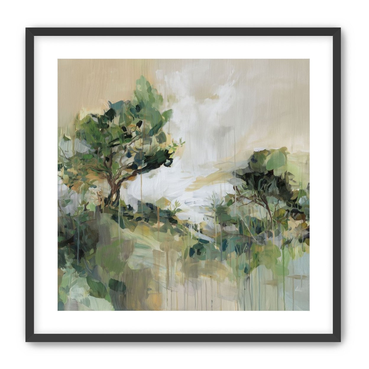 Tree Canopies in Pale Light