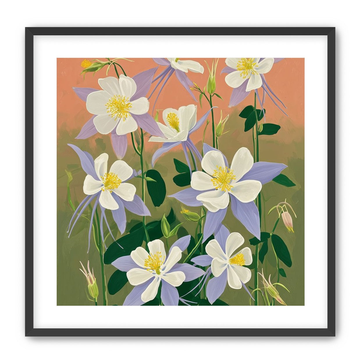 Evening Color in the Flowers