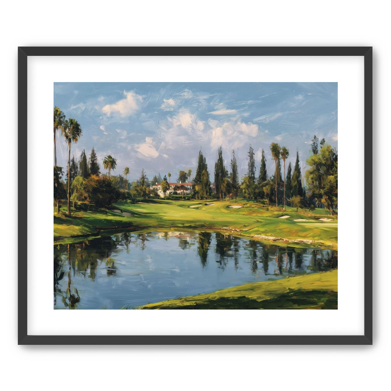 Still Water in Front of the Green