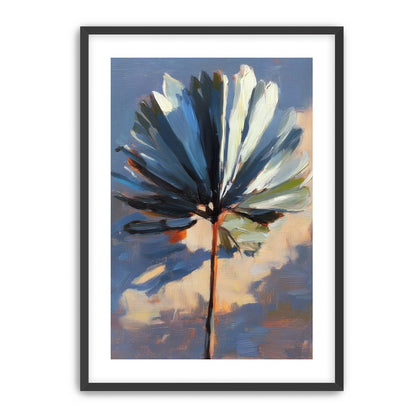 Veined Leaf in Thick Paint