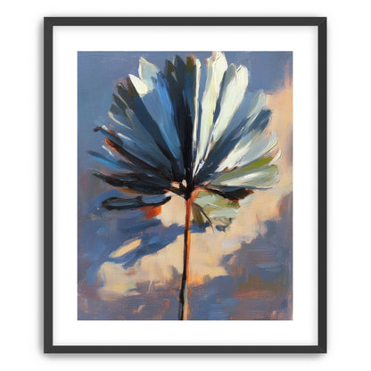 Veined Leaf in Thick Paint