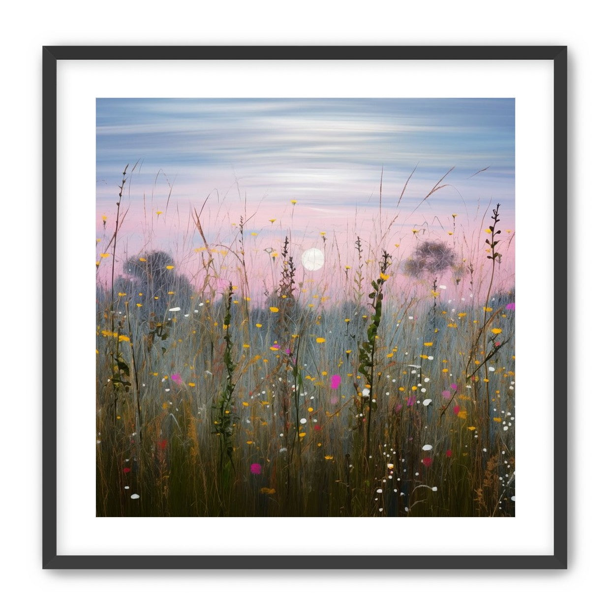 Wildflower Meadow at Moonrise