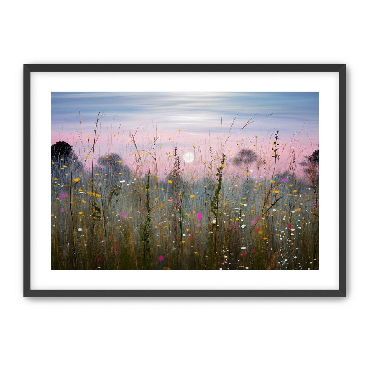 Wildflower Meadow at Moonrise