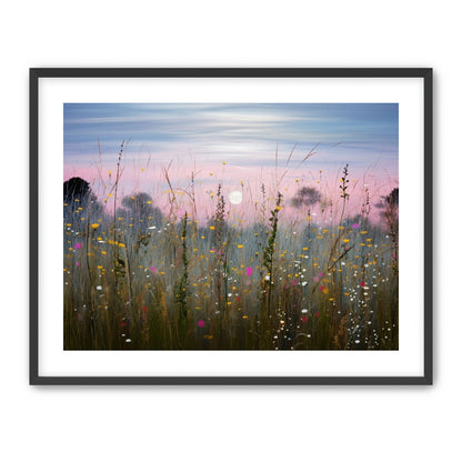 Wildflower Meadow at Moonrise