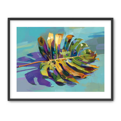 A Leaf Held in Color