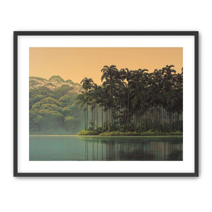 Tall Palms at Water