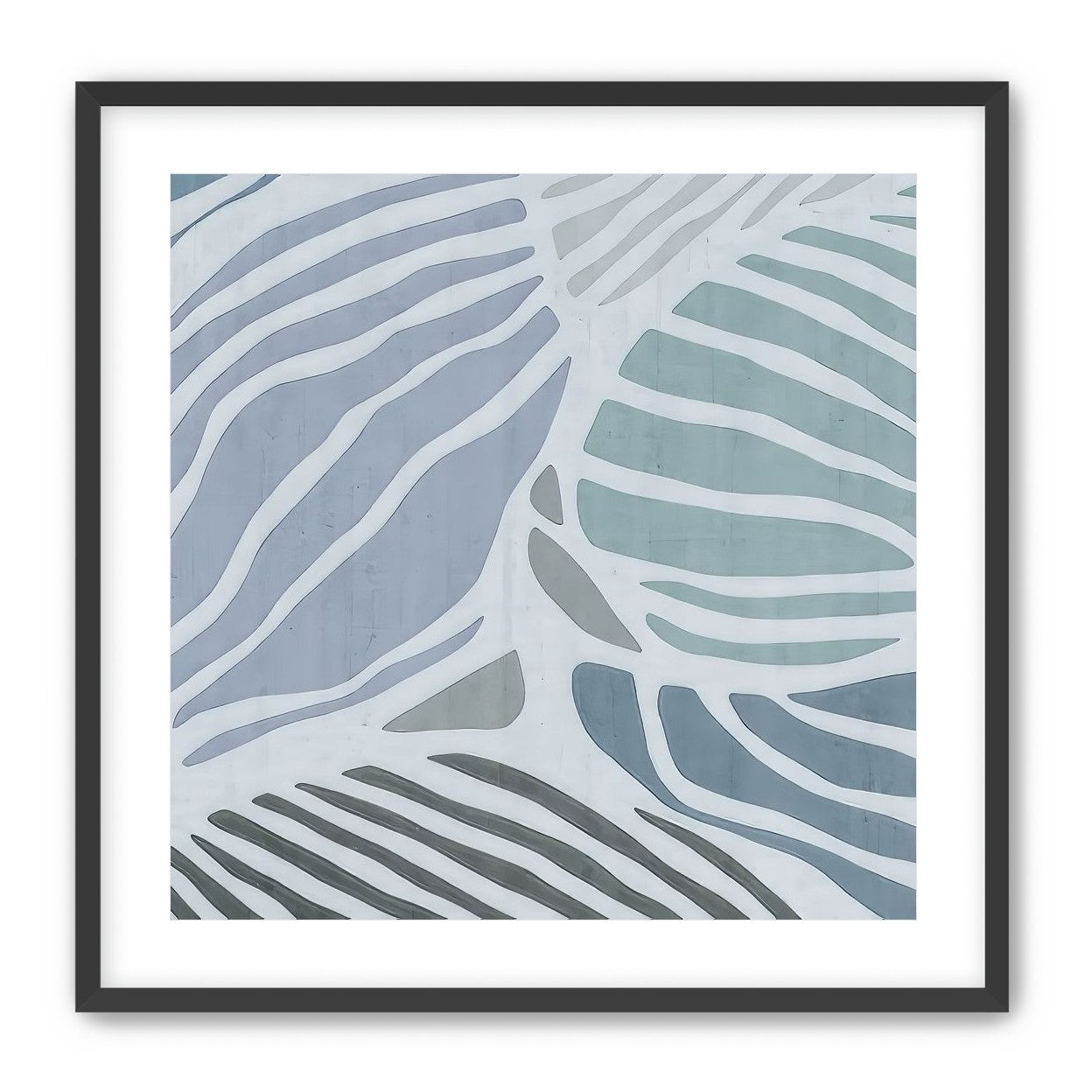 Graphic Leafs, Blue