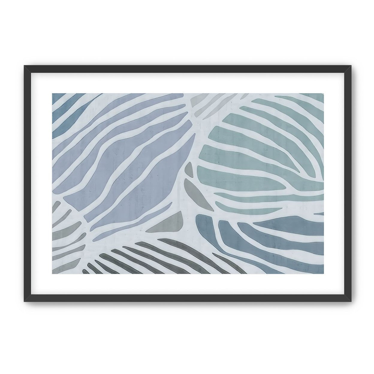 Graphic Leafs, Blue