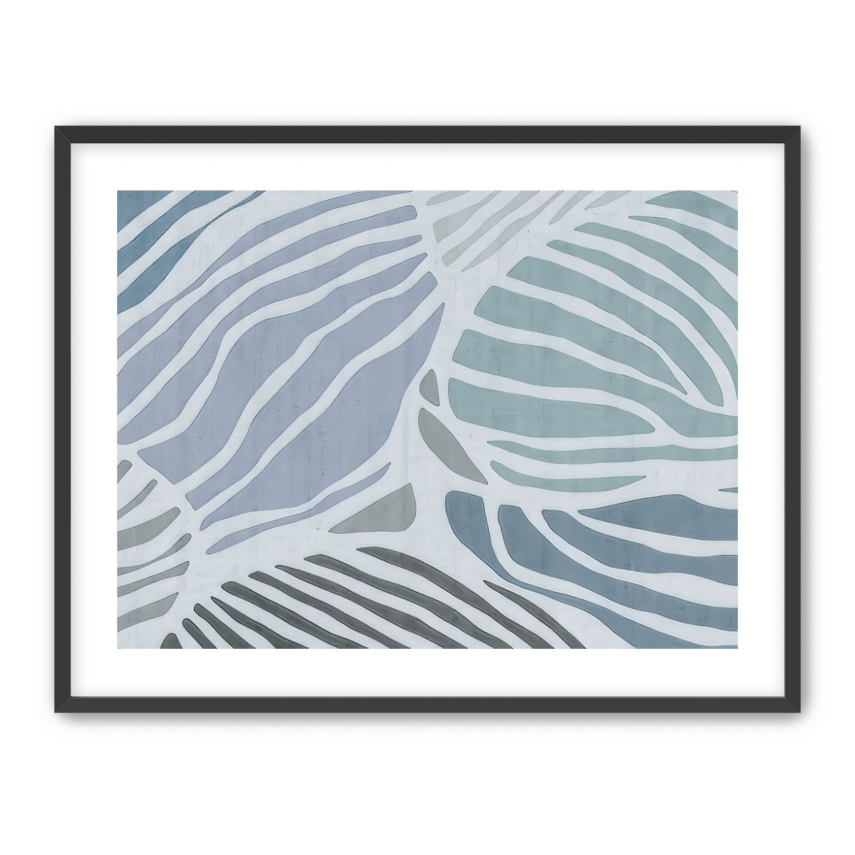 Graphic Leafs, Blue