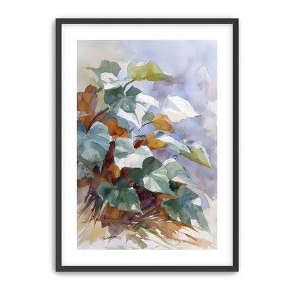 Garden Leaves After Rain