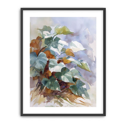 Garden Leaves After Rain