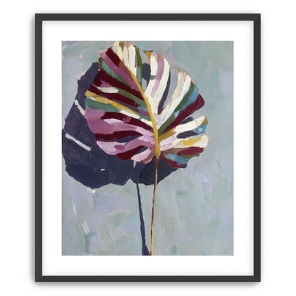 Leaf with Multicolored Veins