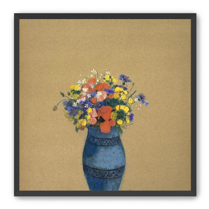 A quiet vase of wildflowers