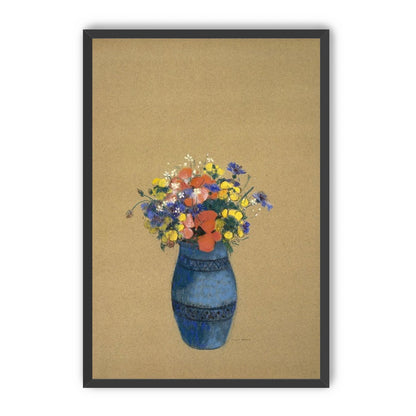A quiet vase of wildflowers