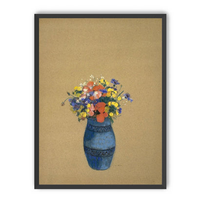 A quiet vase of wildflowers