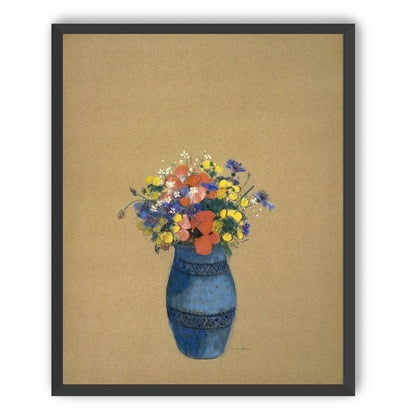 A quiet vase of wildflowers