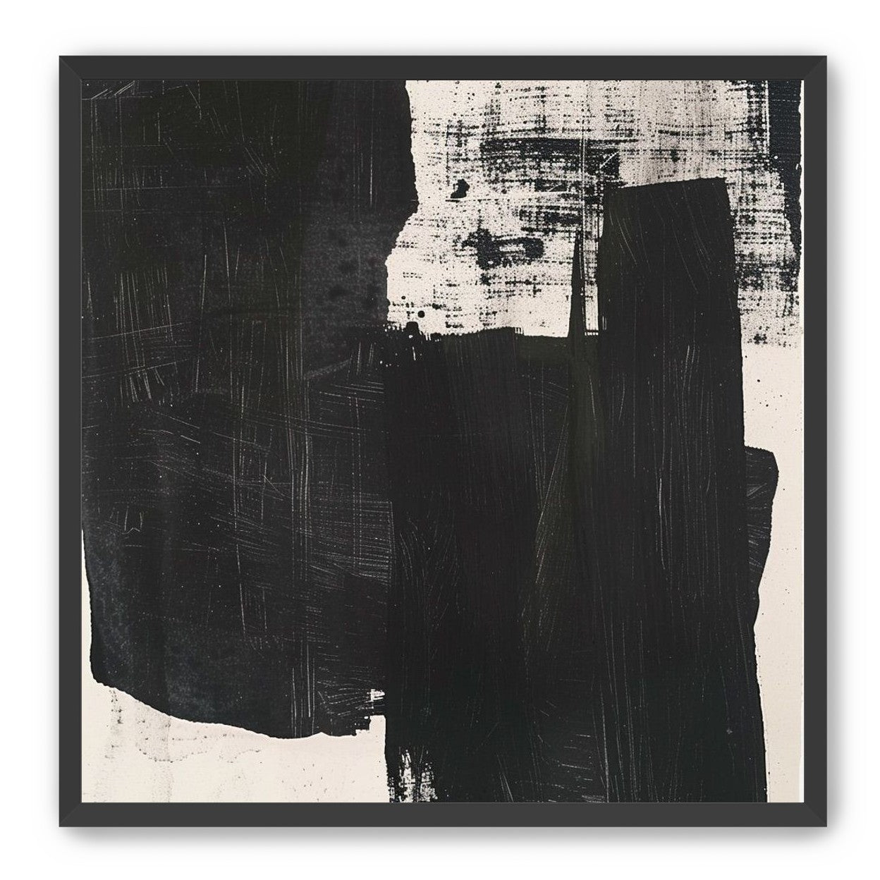 Black mass against the grain