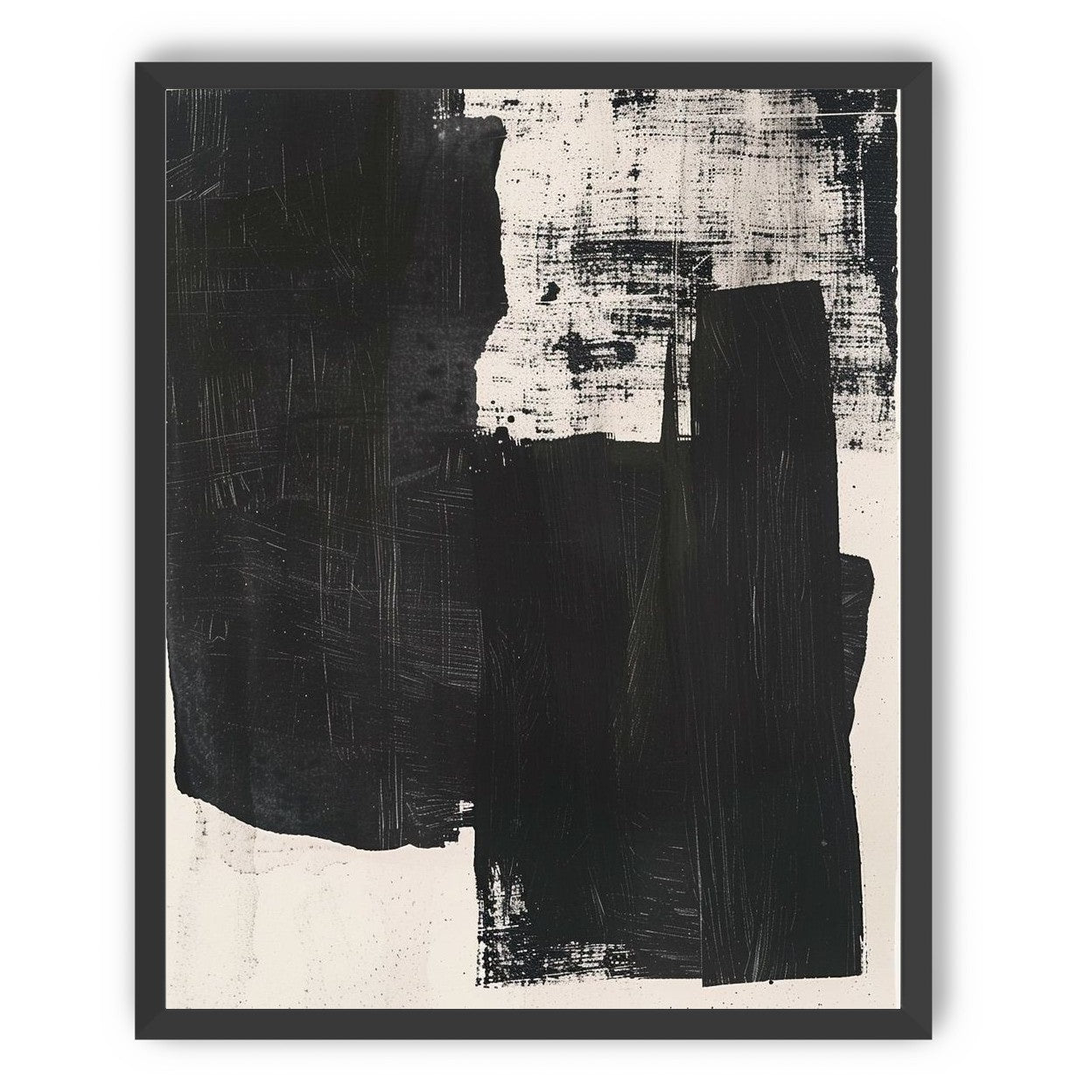 Black mass against the grain
