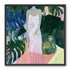 White slip in green shade