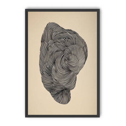 Vortex in a striped head