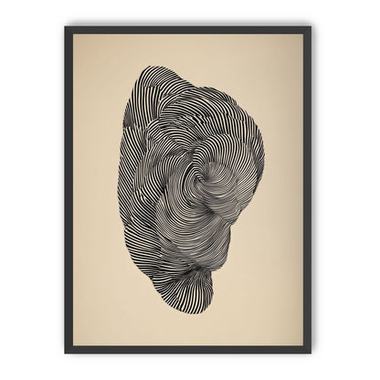 Vortex in a striped head