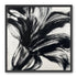 Black surge on white grid