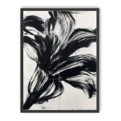 Black surge on white grid