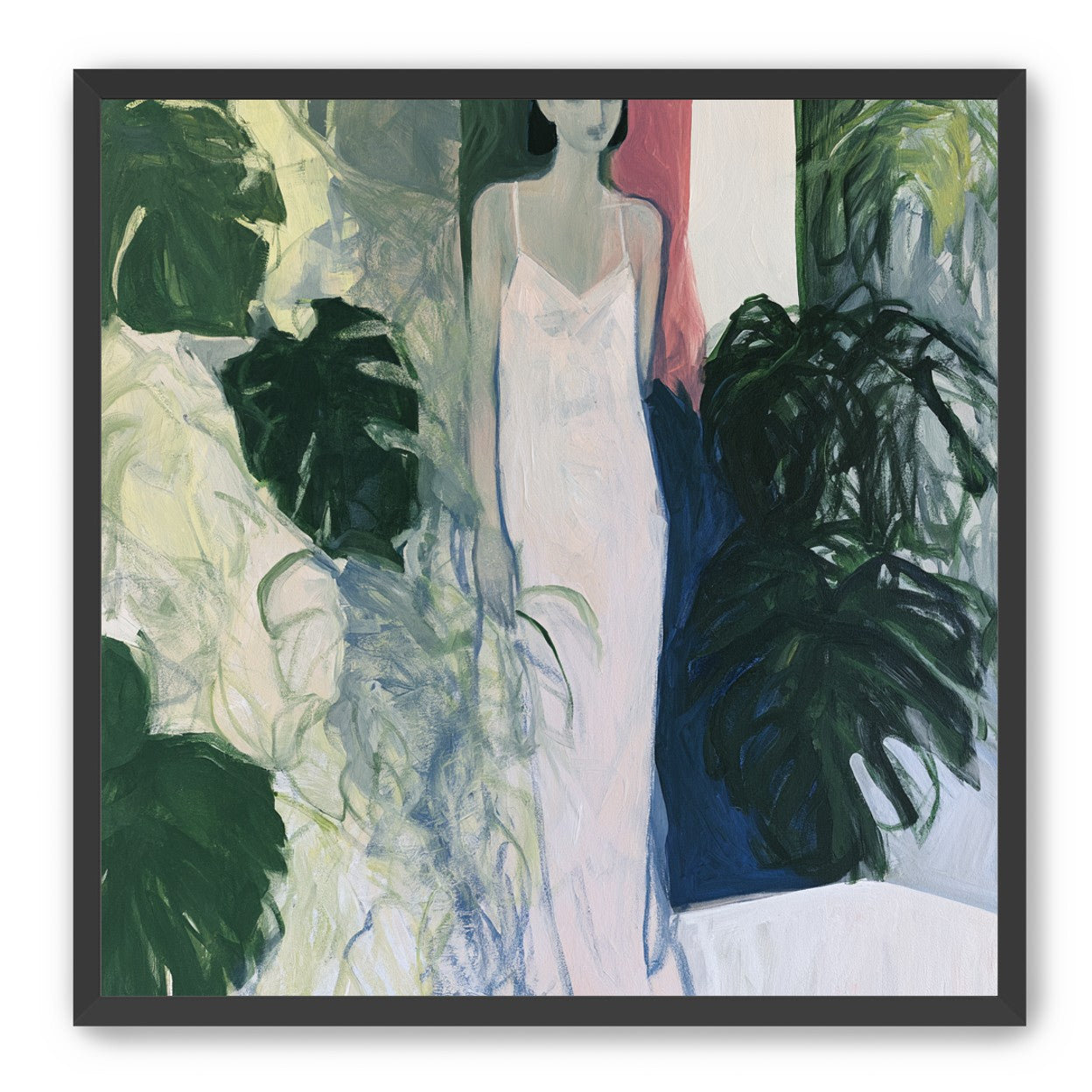 A woman among the leaves