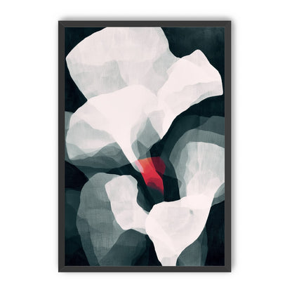 Red wedge among pale layers