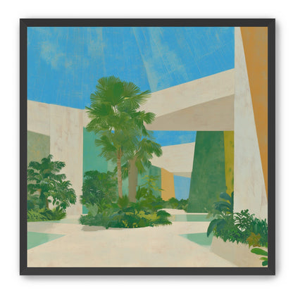 Palm shade in the atrium