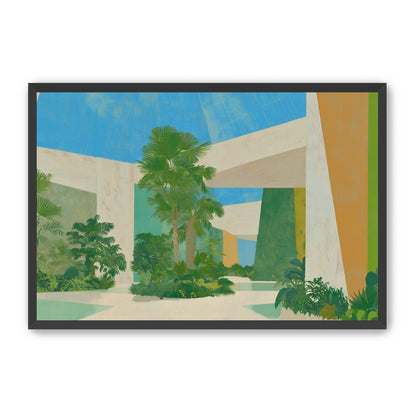 Palm shade in the atrium