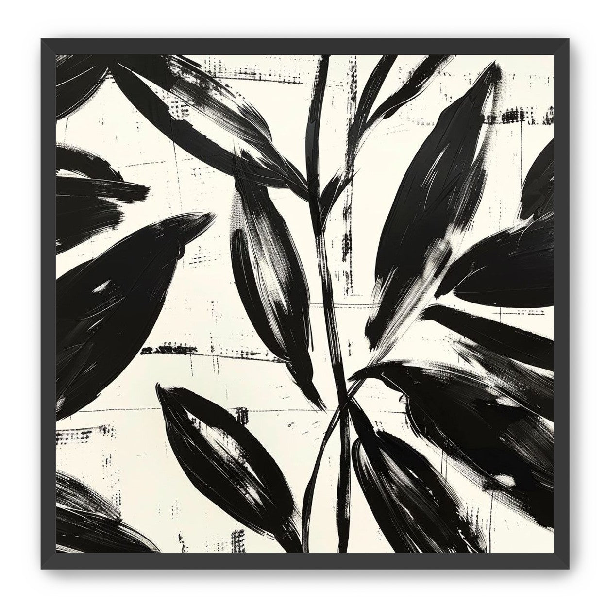 Leaves in black sweep