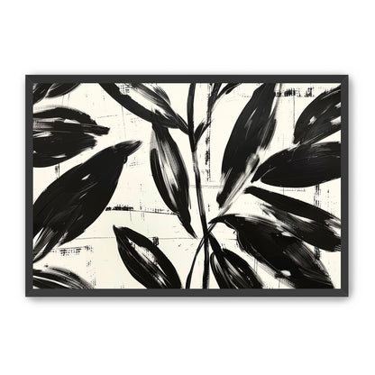 Leaves in black sweep