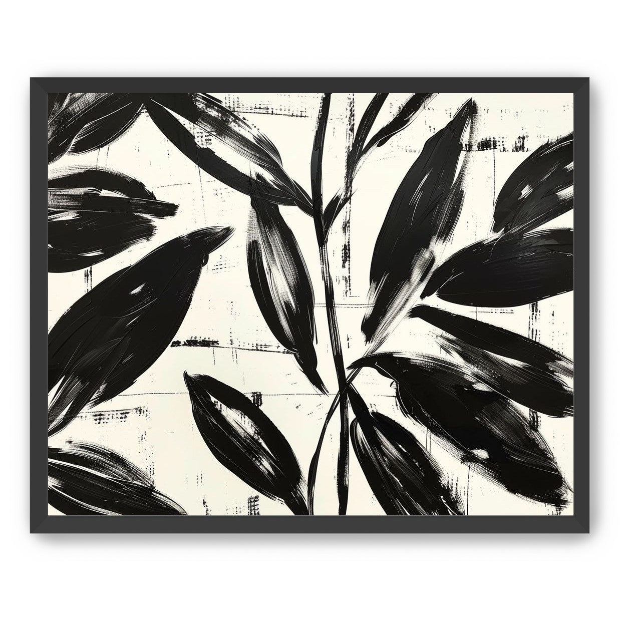 Leaves in black sweep