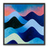 Layered blue hills at dusk