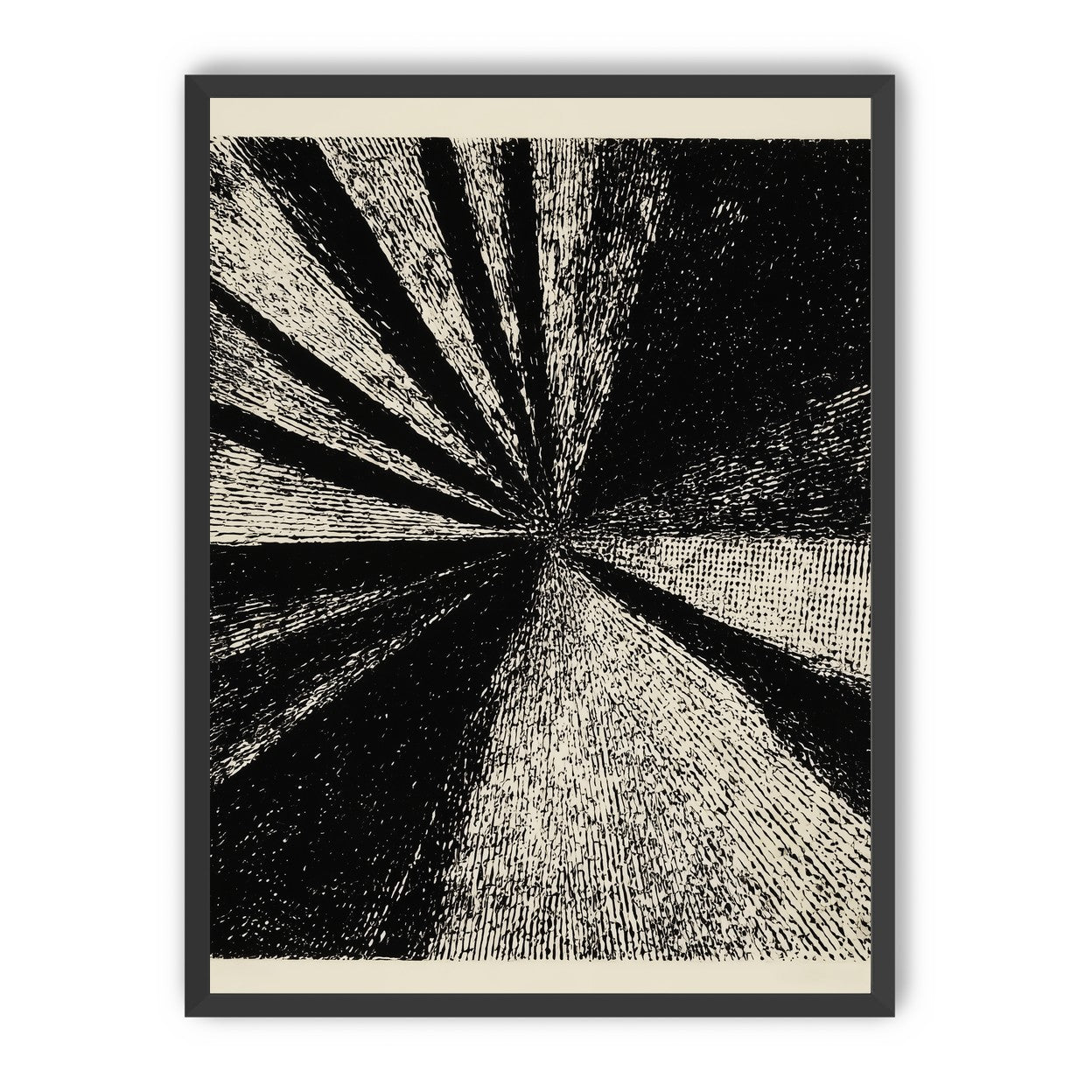 Black rays into grain