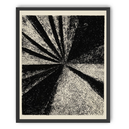 Black rays into grain