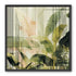 Green leaves in peach light
