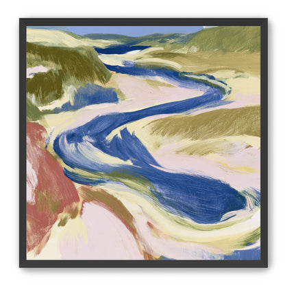 Blue bend through sandbars